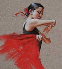 Flamenco in Red by Flamenco Dancer